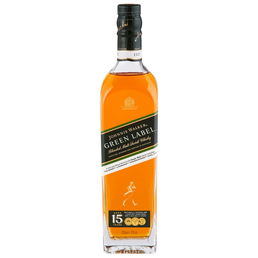 Johnnie Walker Green Label Blended Malt Scotch Whisky 0,7l
